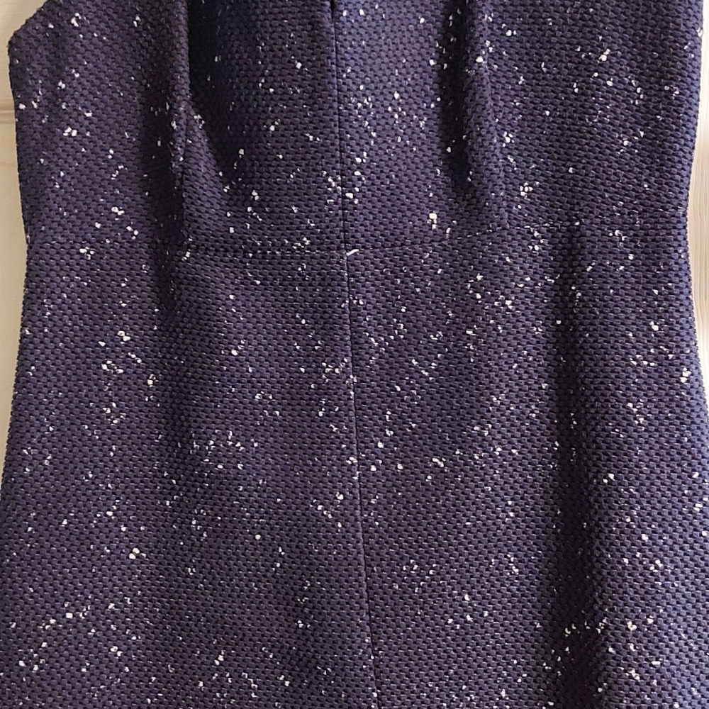Painted tweed dress